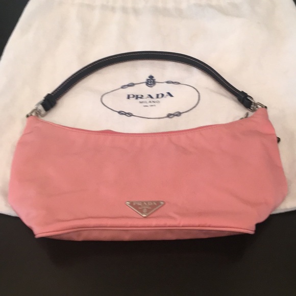 small pink prada bag